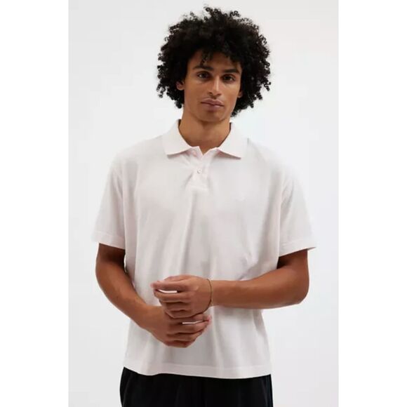 Urban Outfitters | Rose Knit Polo | Men's S | Pink Tee | Standard Cloth | NWT - Picture 1 of 6